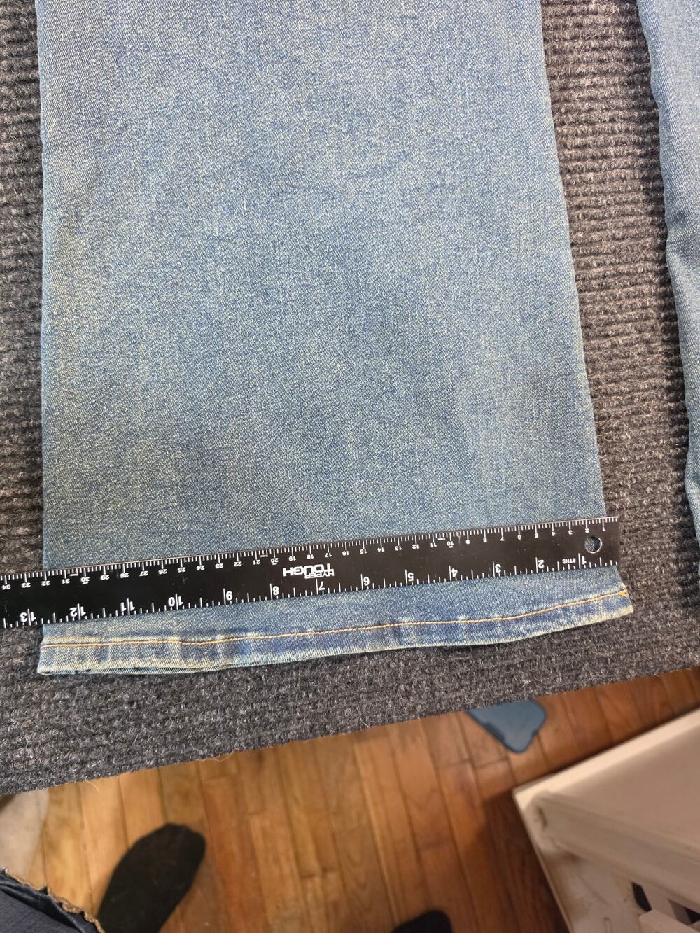 Cider High Rise Vintage Wash Flare Jeans 3XL New